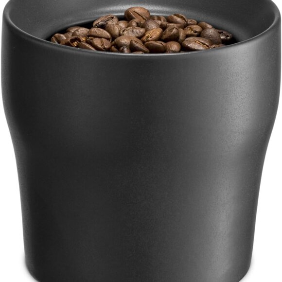 Osaka Jar, Self-Sealing Airtight Storage Jar 13.5oz."Shitenno-ji" (Black) - Picture 2 of 5